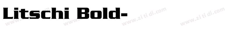 Litschi Bold字体转换